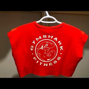 Gymshark red crop
